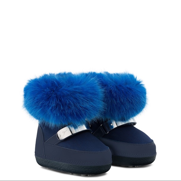 giuseppe zanotti • NEW • blue snow & ski boot - Picture 8 of 13